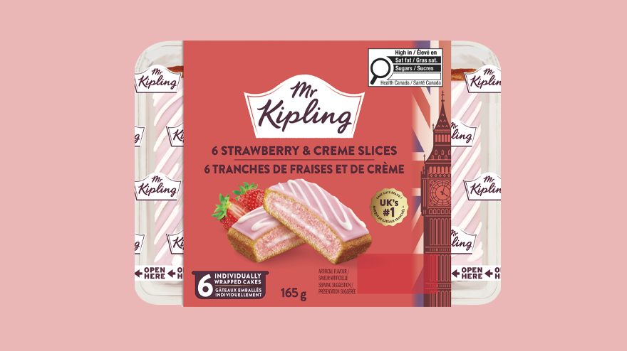 Mr Kipling Strawberry creme slices